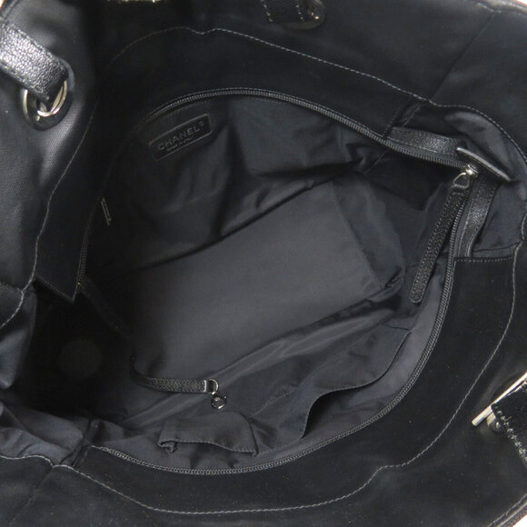 Chanel Paris Biarritz Tote Calfskin Canvas Bag - Picture 5 of 10